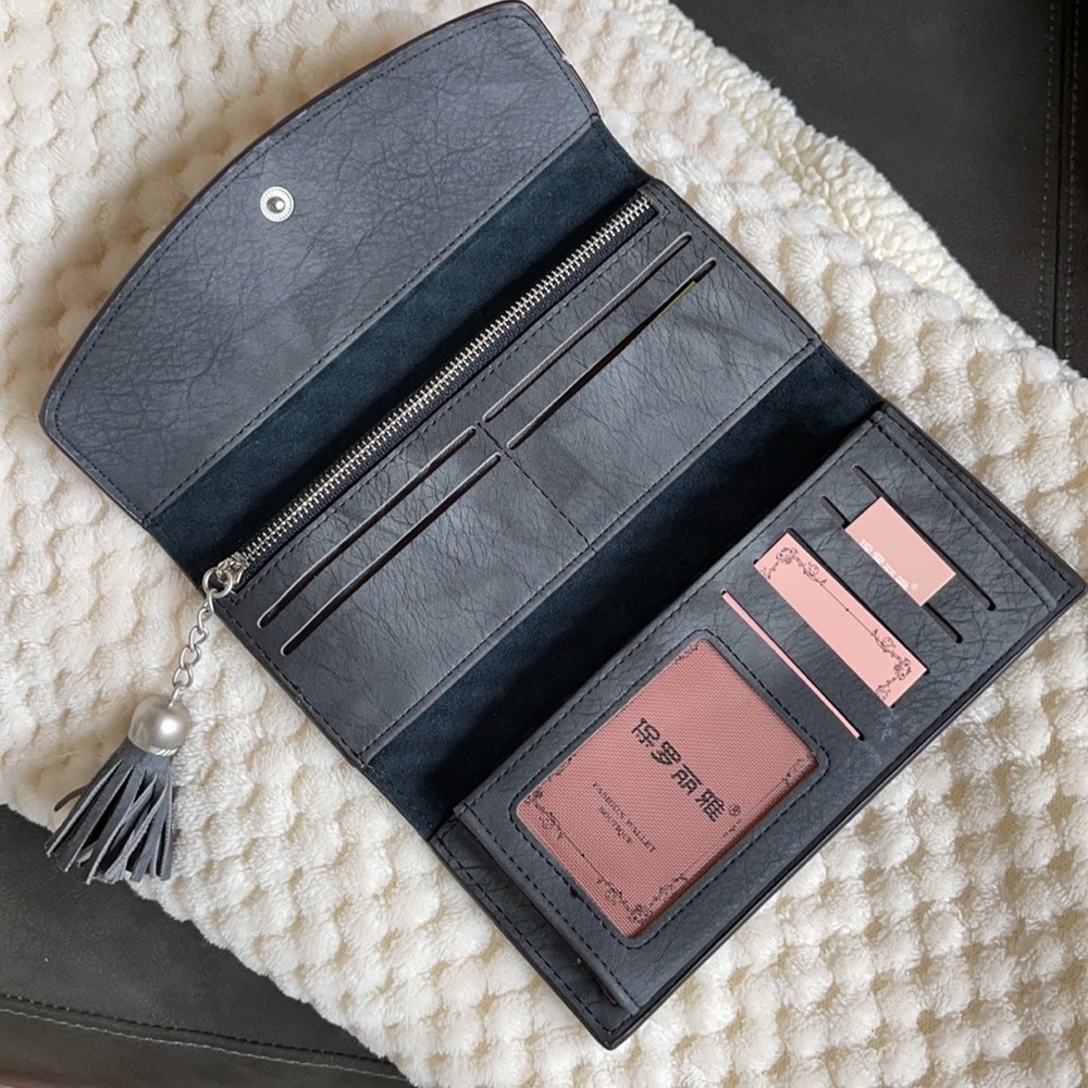 Imitation MKF Collection Connie Woven Wallet - Picture 2 of 5